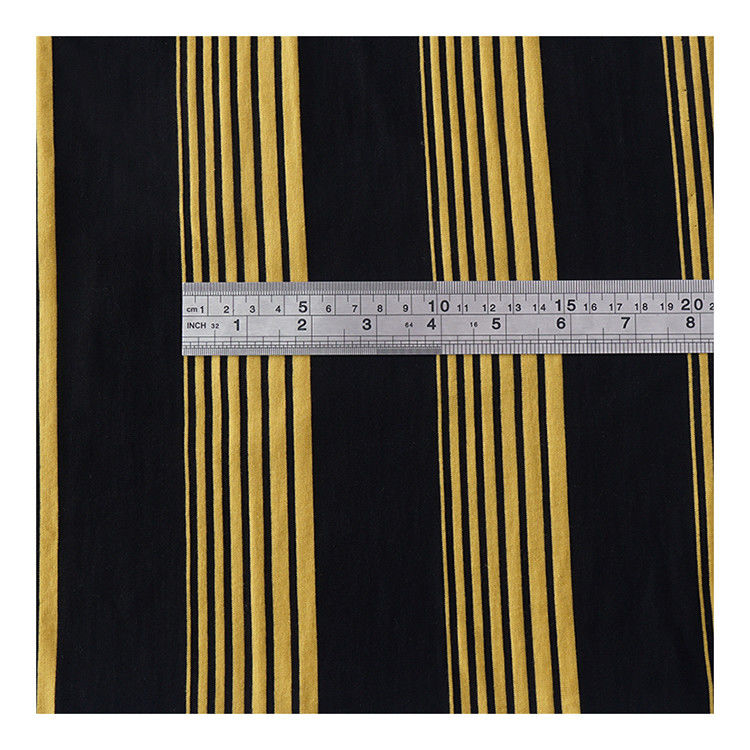 Garn gekleurd streep en dubbel garen van hoge kwaliteit enkel Jersey stof voor polo shirt