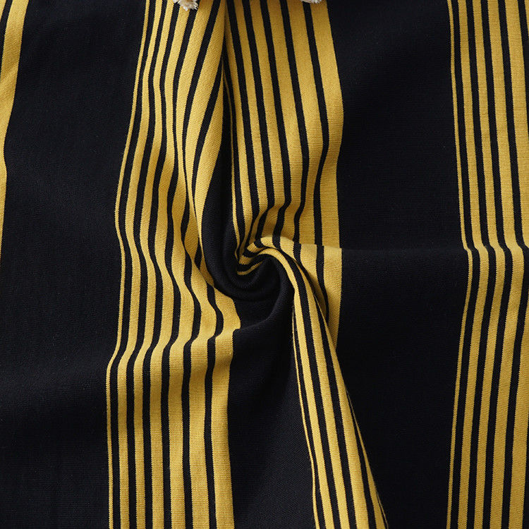Garn gekleurd streep en dubbel garen van hoge kwaliteit enkel Jersey stof voor polo shirt