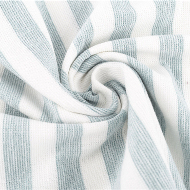 Multi Gekleurde Gestreepte Katoenen Materiële, In te ademen 160gsm Katoenen T-shirtstof
