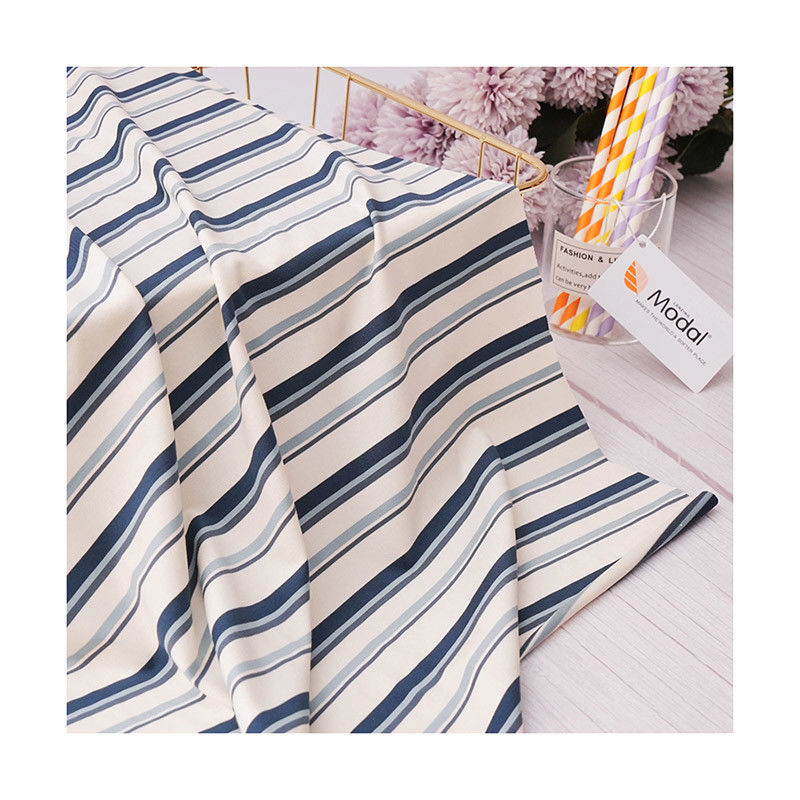 Medalstof Hygroscopisch en comfortabel anti-pilling gestreepte stof voor casual wear