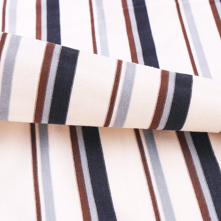 Medalstof Hygroscopisch en comfortabel anti-pilling gestreepte stof voor casual wear