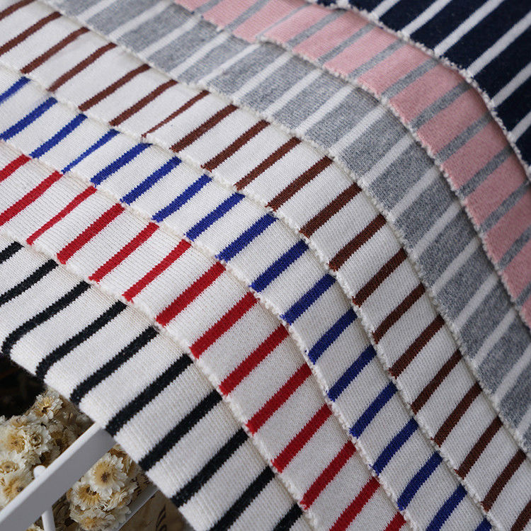 Stijlvol en comfortabel en royaal en gemakkelijk gestreepte katoenen stof voor hoodie