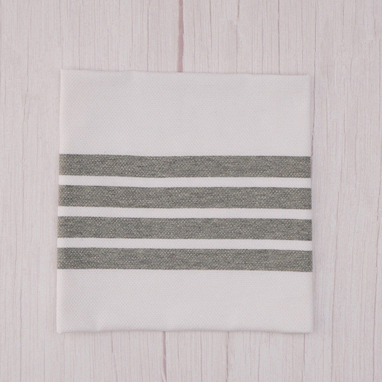 Huidvriendelijk puur katoen en linnen Zweet absorberend gestreept materiaal Stof voor casual shirt