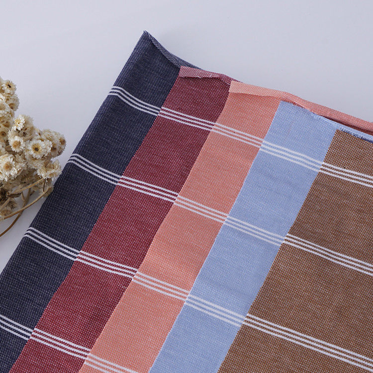 Ademend en modieus Comfortabel katoenen gevoel gestreepte gebreide stof voor casual top