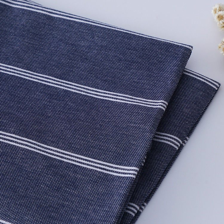 Ademend en modieus Comfortabel katoenen gevoel gestreepte gebreide stof voor casual top