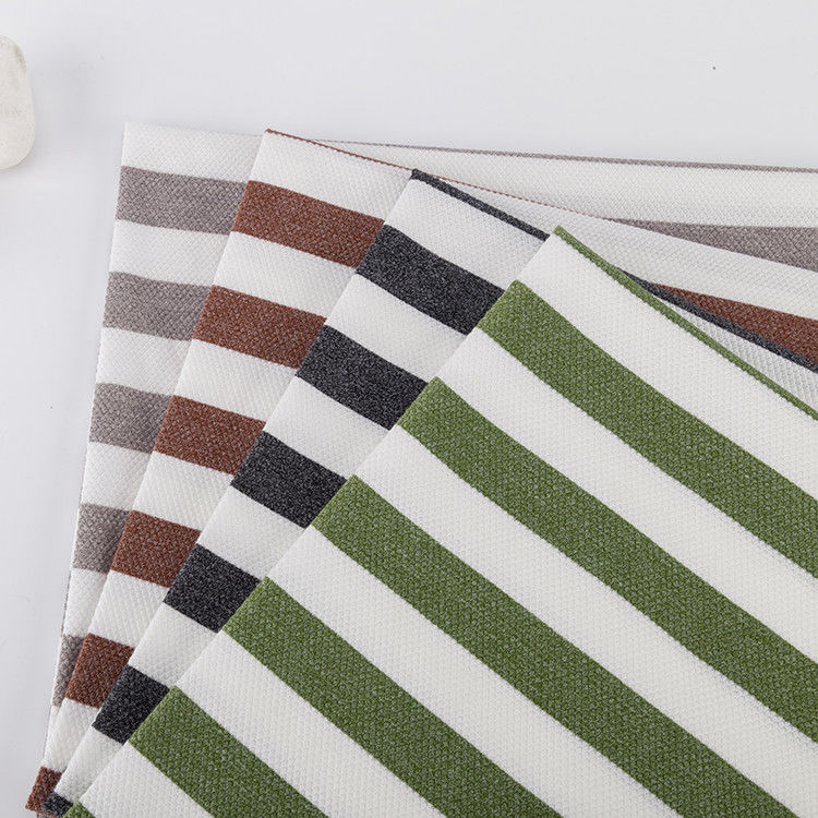 Aandachtig en zweet-absorberend Modieus, gemakkelijk te verzorgen gestreepte breistof voor polo shirt