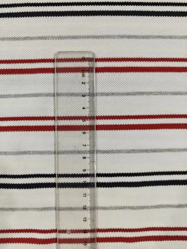 Aardadige en zweet-absorberende garen gekleurde stof gestreepte gebreide stof voor polo shirt