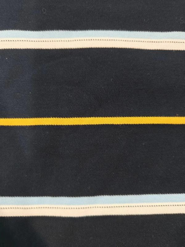 Makkelijke verzorging en hoge kwaliteit schoon comfortabel gestreepte gebreide stof voor polo shirt