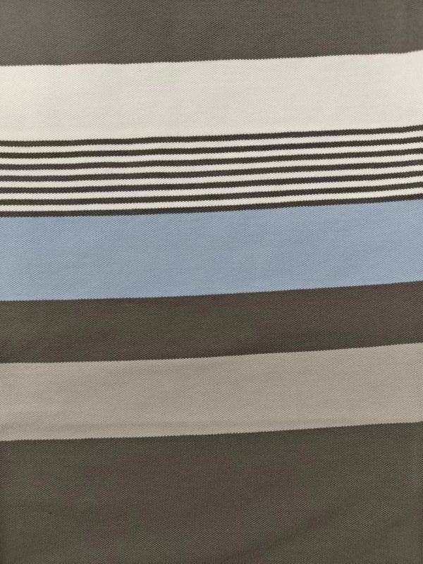 Makkelijk te verzorgen voor gezond en ademend en zweet-absorberend gestreepte gebreide stof voor polo shirt