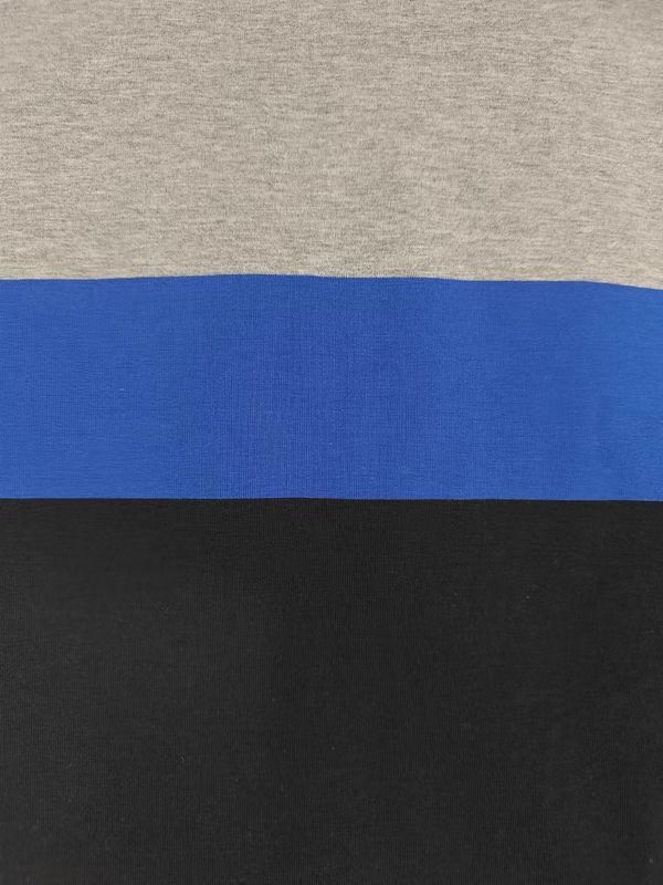 Adembare en zweet-absorberende katoen gewone Jersey gestreepte gebreide stof voor kleding
