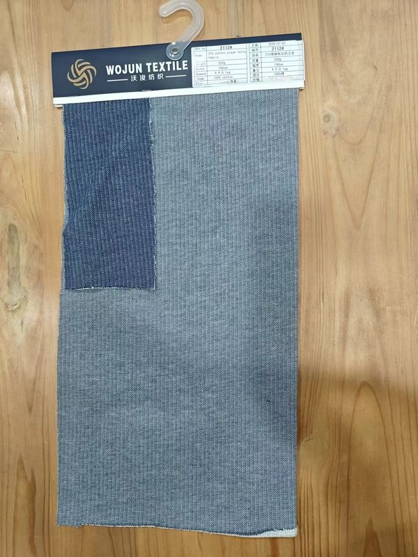 Adembare en zweet-absorberende katoen gewone Jersey gestreepte gebreide stof voor kleding