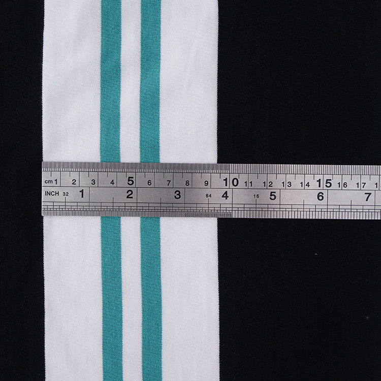Huidvriendelijk en flexibel Comfortabel geschikt gestreepte gebreide stof voor T-shirt