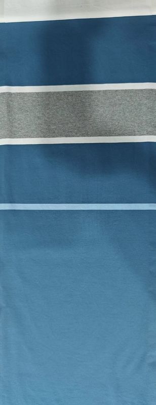 Stabiel vlak weefsel zachte en heldere textuur natuurlijke gestreept materiaal stof voor casual wear