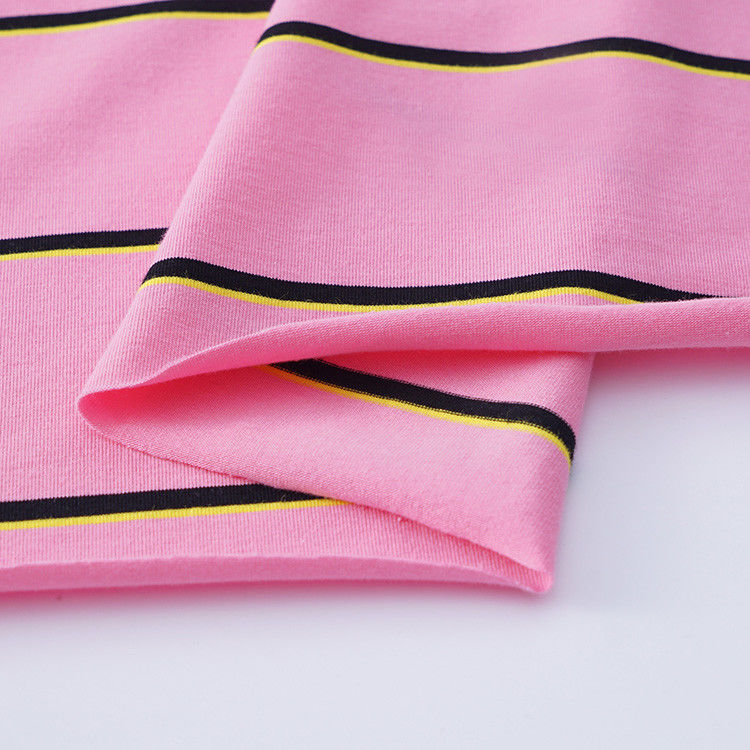 Huidvriendelijke en veelkleurige, gepersonaliseerde gestreepte gebreide weefsel voor casual wear