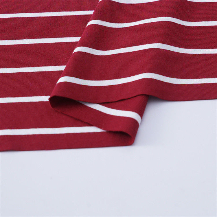 Anti-Pilling Comfortabel Hoge kleurvastheidGestript gebreide stof voor casual wear