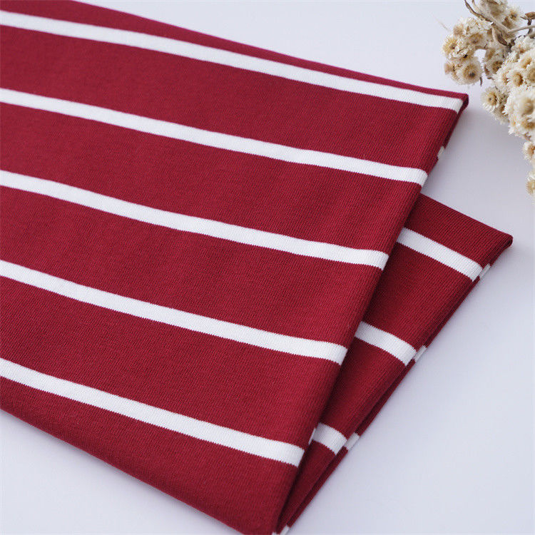 Anti-Pilling Comfortabel Hoge kleurvastheidGestript gebreide stof voor casual wear