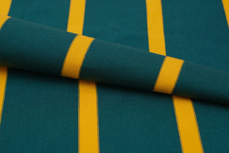Adembenemend en glanzend Stijlvol en huidvriendelijk Mercerized Cotton Pique gebreide stof voor polo shirt
