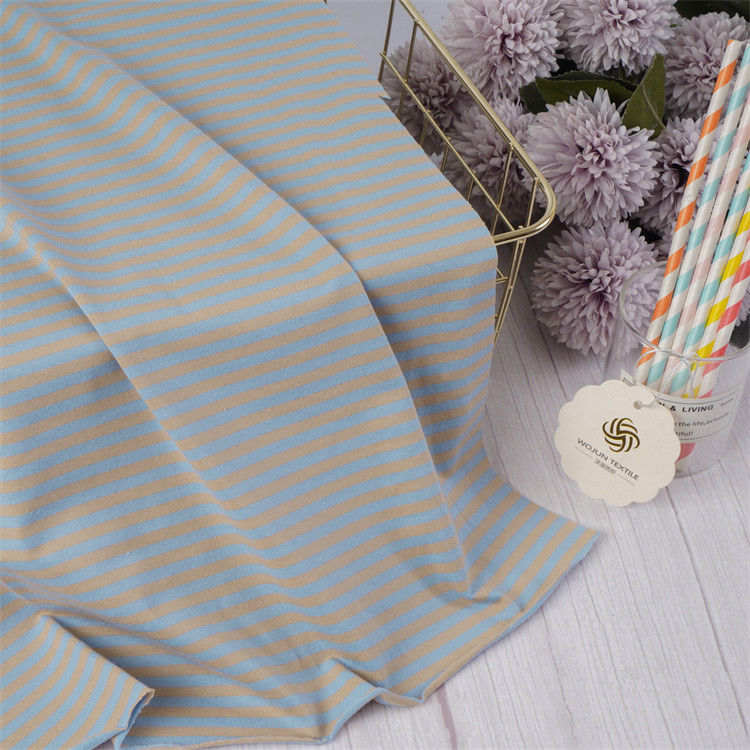 Comfortabel en glad en gezond Duurzaam gestreepte gebreide stof voor casual wear