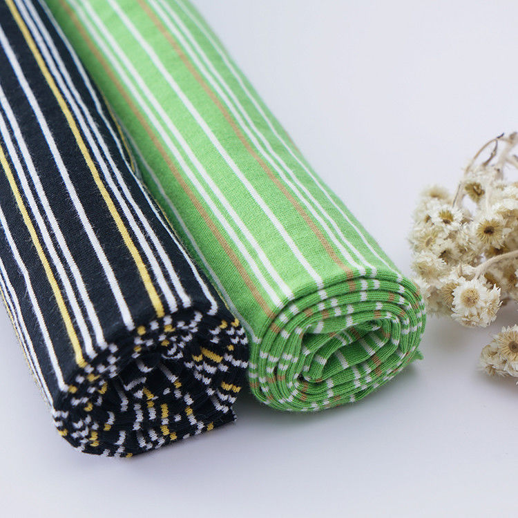 Gezondheid en gemoedsrust Gestript materiaal Stof voor T-shirt