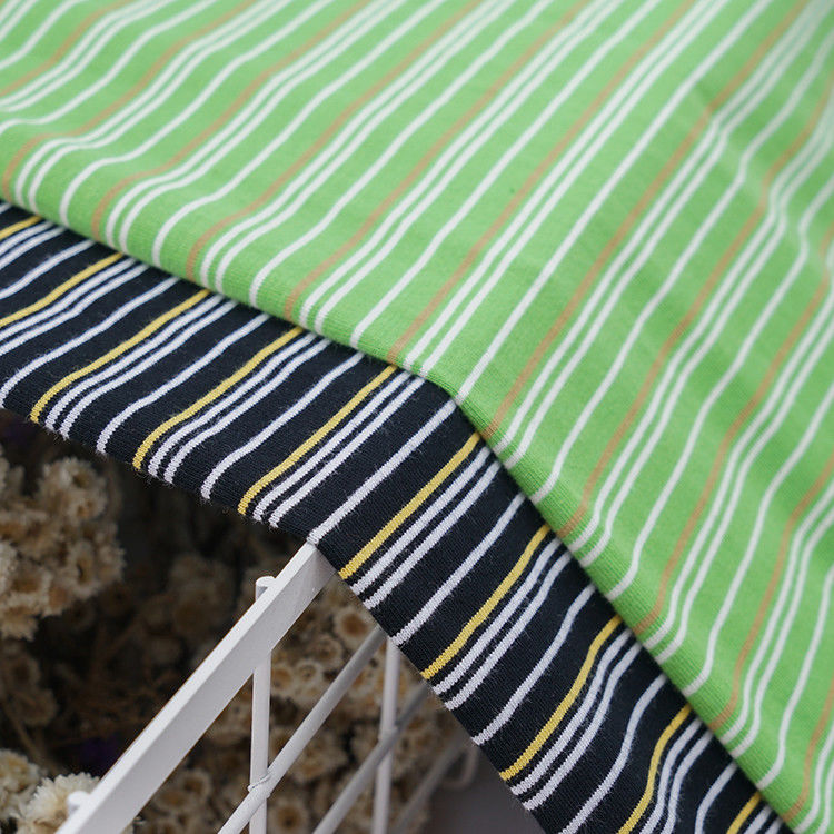 Gezondheid en gemoedsrust Gestript materiaal Stof voor T-shirt