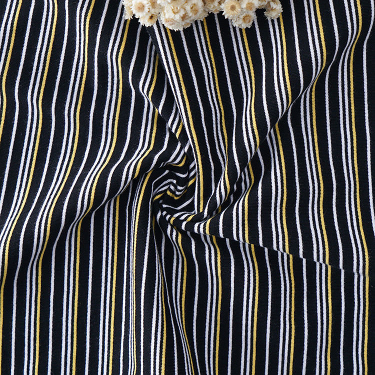 Gezondheid en gemoedsrust Gestript materiaal Stof voor T-shirt