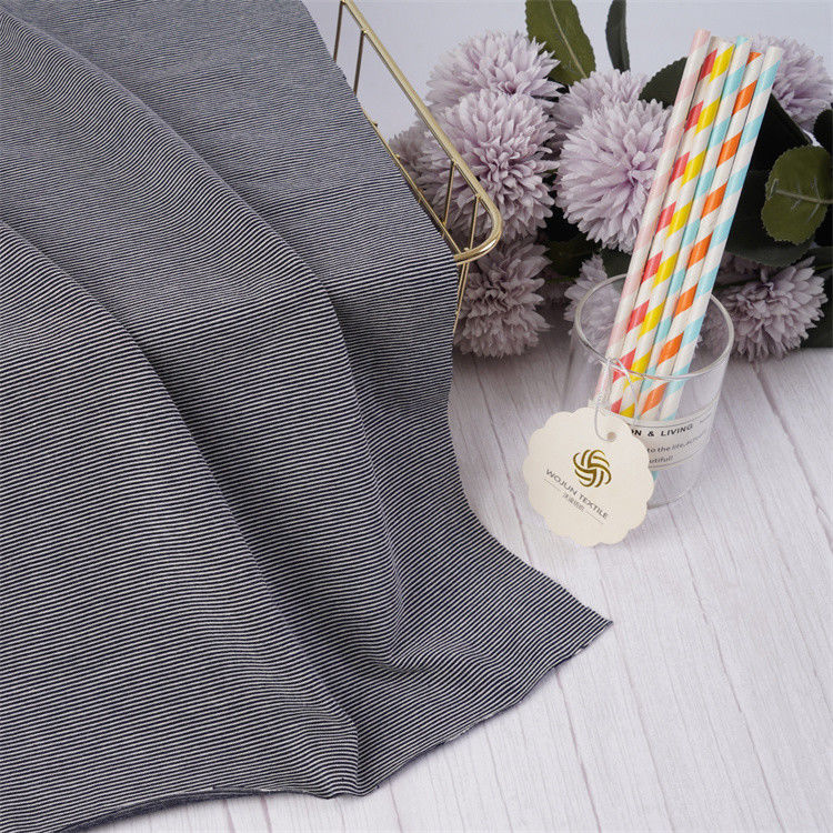 Versleten en zweet-absorberend en ademend gestreepte gebreide stof voor casual wear