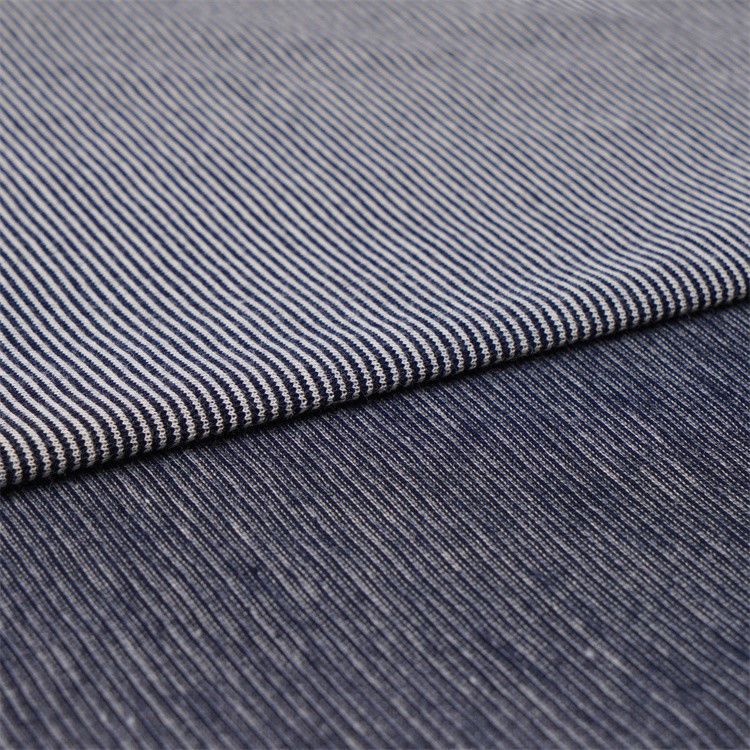 Versleten en zweet-absorberend en ademend gestreepte gebreide stof voor casual wear