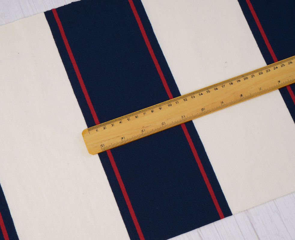 Natuurlijke hoge rimpelbestendige kleurvastheid knappe versie gestreepte gebreide stof voor polo shirt