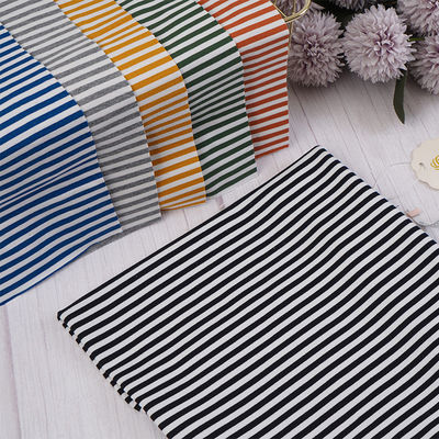 De katoenen Gestreepte Sweater breit Stof, 200cm de Winter Gestreepte Franse Terry