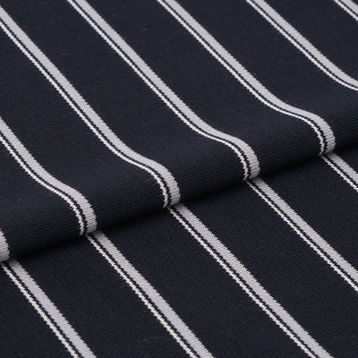 Textuur van Spandex van de huid de Vriendschappelijke Gestreepte Materiële Stof Modale voor Pyjama's