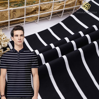 Goede prijs. 100 katoenen T-shirts Stof gestreepte zachte stof 175 gramm Voor huistekstiel online