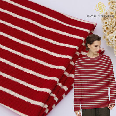 Goede prijs. Gestript katoenen Pique Stof 320gm 21S Gecombeerde Techniek Voor Franse Terry online