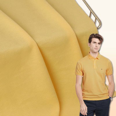 De zwaargewicht Katoenen T-shirtstof 235g 32S kamde vast Piquétextuur