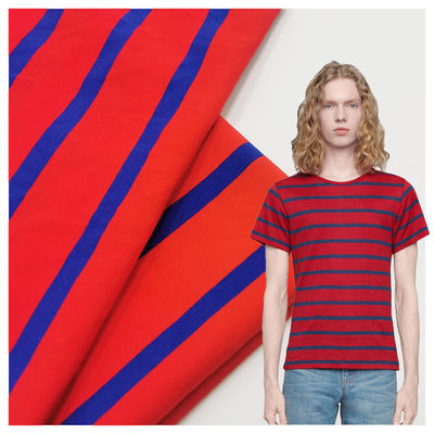 Goede prijs. Zweet-absorberend organisch T-shirtstof, 190gm 32S katoenen lycra gebreide stof online