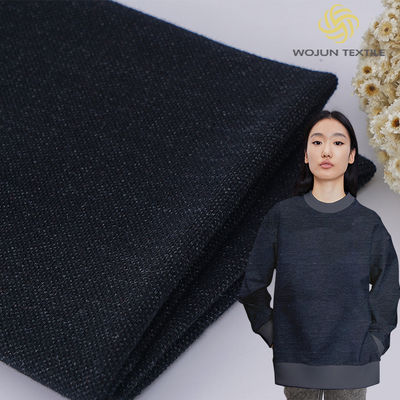 Goede prijs. Zwak katoen Frans Terry Stof Geweven 330gm Zuivere kleur Gecombeerde textuur online