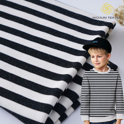 De in te ademen Katoenen Franse jaren '40 van Terry Fabric 170cm Streep Gebreid Materiaal