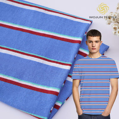 Breathable Plain Cotton Sweat Absorbent gestreepte gebreide stof 190cm Breedte