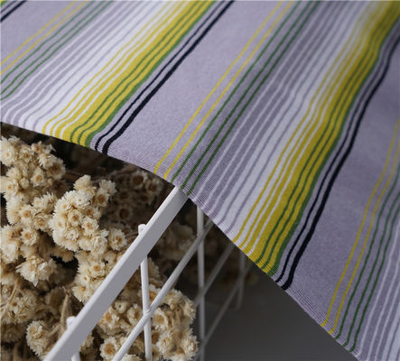 Goede prijs. Stof van slijtvast gestreepte stof 190Gsm T-shirt Katoen garen Geverfd stof online