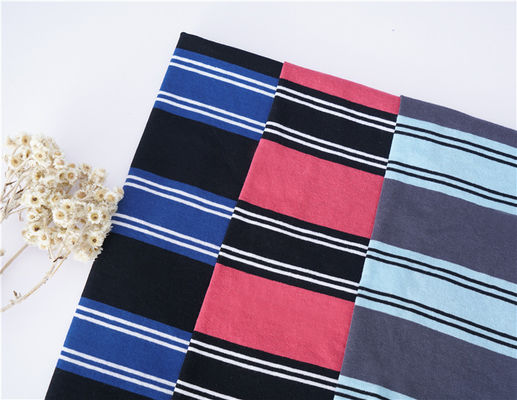 Huidvriendelijk puur katoen en linnen Zweet absorberend gestreept materiaal Stof voor casual shirt