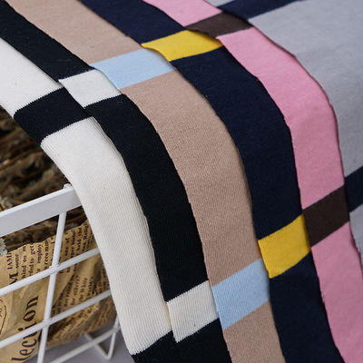 Goede prijs. Stijlvol en duurzaam Comfortabel en dubbel garen Gewoon katoen gestreepte katoenen stof voor T-shirt online