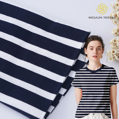 Cotton ademend trui zacht gestreept materiaal stof voor polo shirt