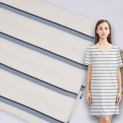 Goede prijs. Anti-rimpel eenvoudig comfortabel en glad gestreepte gebreide stof voor casual wear online