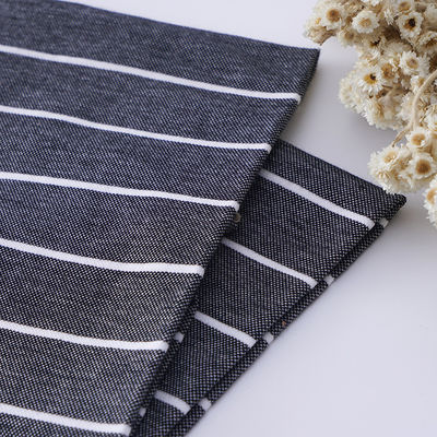 Goede prijs. Comfortabel en hoogwaardig Duurzaam Gematigde elasticiteit gestreepte gebreide stof voor polo shirt online