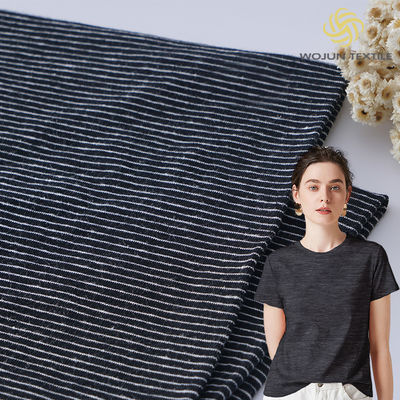 Modieus en zweet-absorberend ademend gestreepte stof voor T-shirts