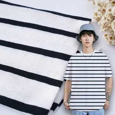 Goede prijs. Zacht en vochtopvangend, gemakkelijk te verzorgen, gestreepte breistof voor sportschoenen. online