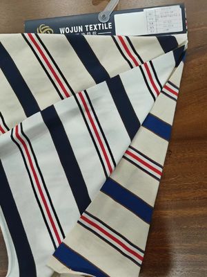 Goede prijs. Eenvoudig en modieus Comfortabel huidvriendelijk gestreepte gebreide stof voor T-shirt online