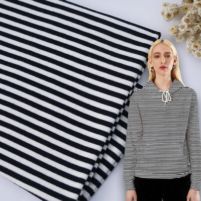 Goede prijs. Duurzaam en zacht Comfortabel Huidvriendelijk gestreepte gebreide stof voor Casual T-shirt online