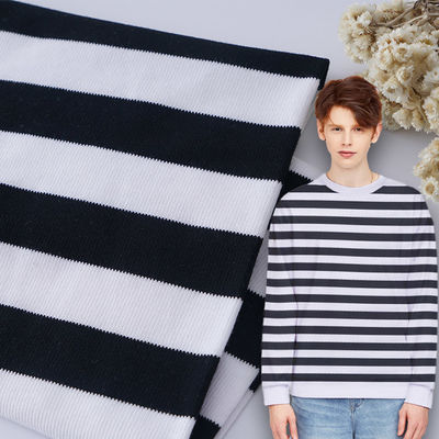 Goede prijs. Adembenemend en hardnekkig zweet-absorberend gestreepte gebreide stof voor polo shirt online