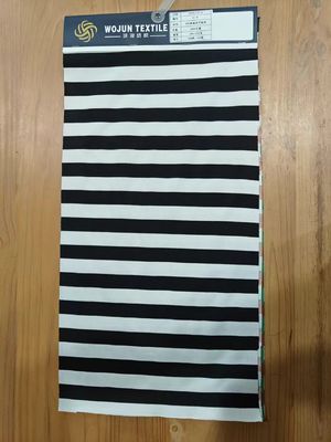 Goede prijs. Milieuvriendelijk en natuurlijk huidvriendelijk ademend gestreepte gebreide stof voor casual wear online