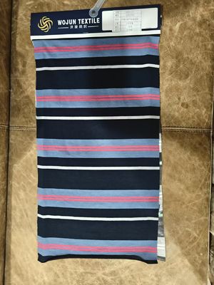 Glanzige en ademende comfortabele gestreepte stof voor casual wear